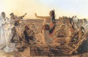 Otto Pilny Spectacle dans le desert (mk32) Spain oil painting artist
